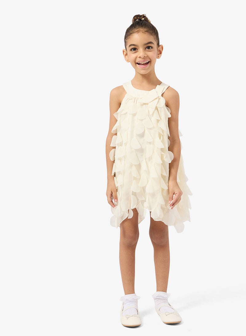 Pinata Ivory Petal Occasion Dress - Image 4